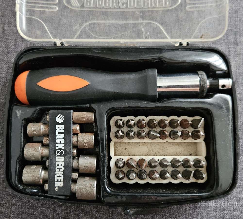 Įrankių komplektas mini Blackdecker - nuotraukos Nr. 2
