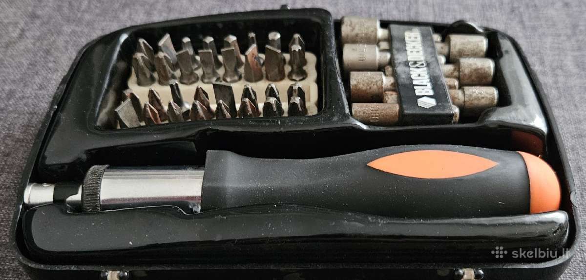 Įrankių komplektas mini Blackdecker - nuotraukos Nr. 4