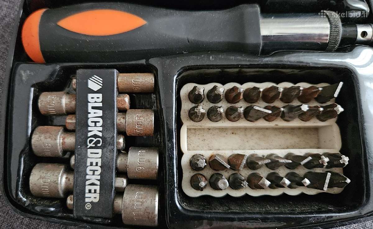 Įrankių komplektas mini Blackdecker - nuotraukos Nr. 5