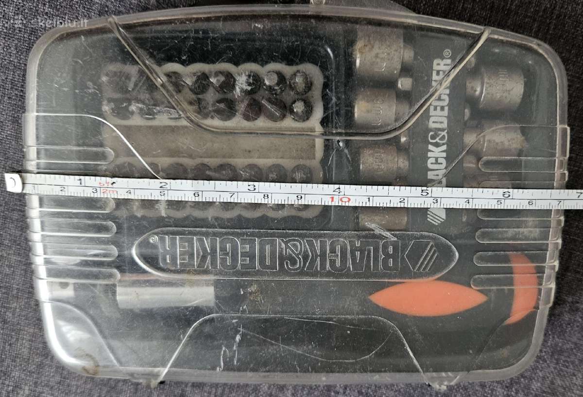 Įrankių komplektas mini Blackdecker - nuotraukos Nr. 6