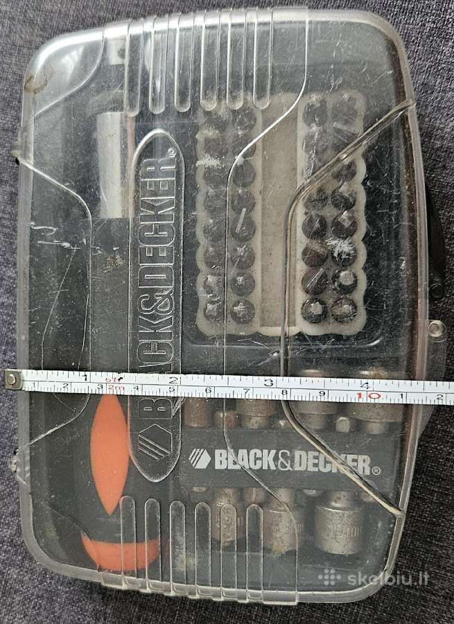 Įrankių komplektas mini Blackdecker - nuotraukos Nr. 7