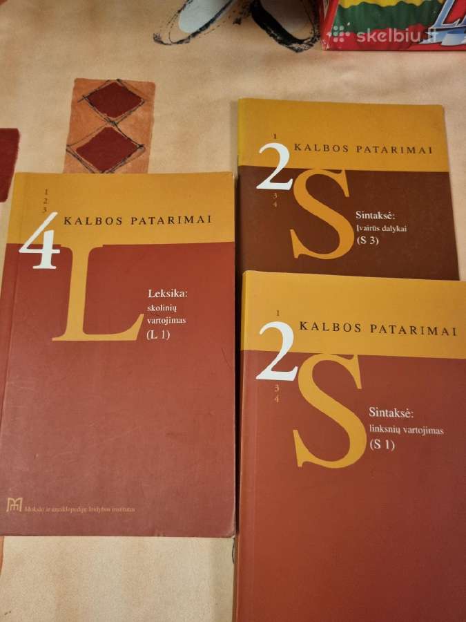 Kalbos patarimai 3 knygos