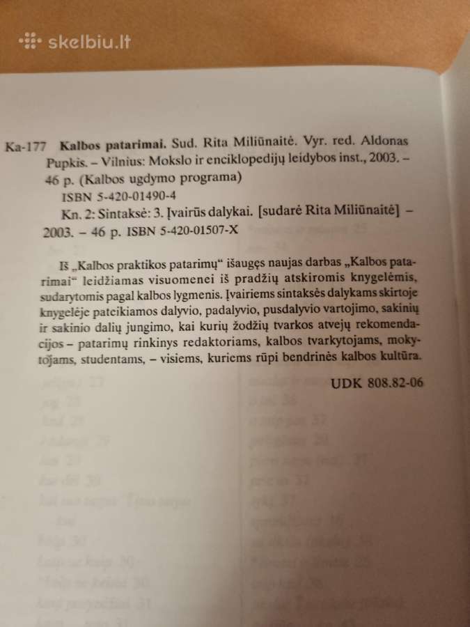 Kalbos patarimai 3 knygos - nuotraukos Nr. 9