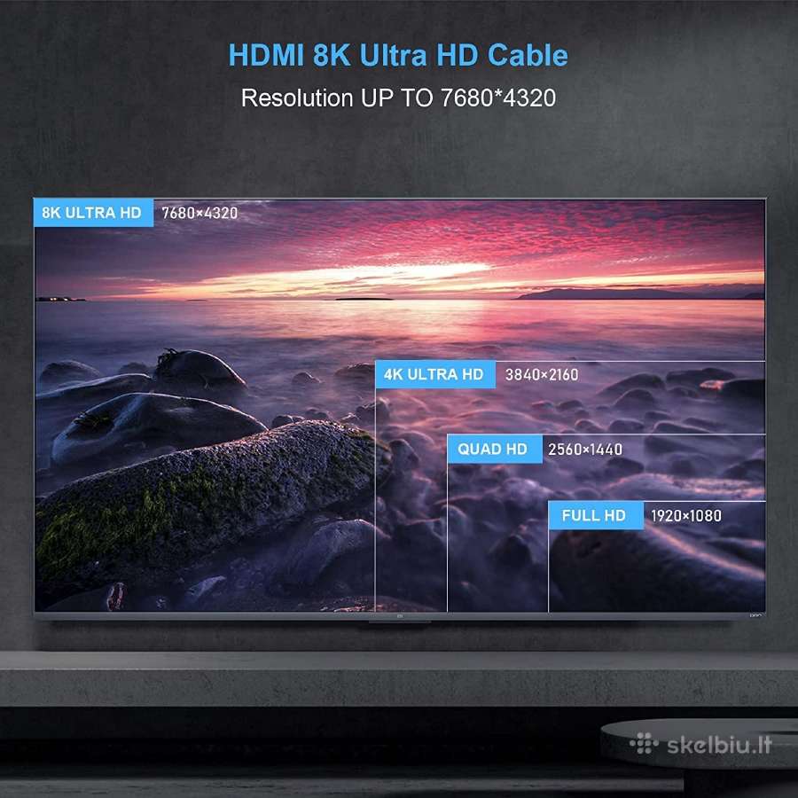 Fibbr 8k Fiber Optic Hdmi 2.1 Cable 20m, 48gbps - nuotraukos Nr. 3