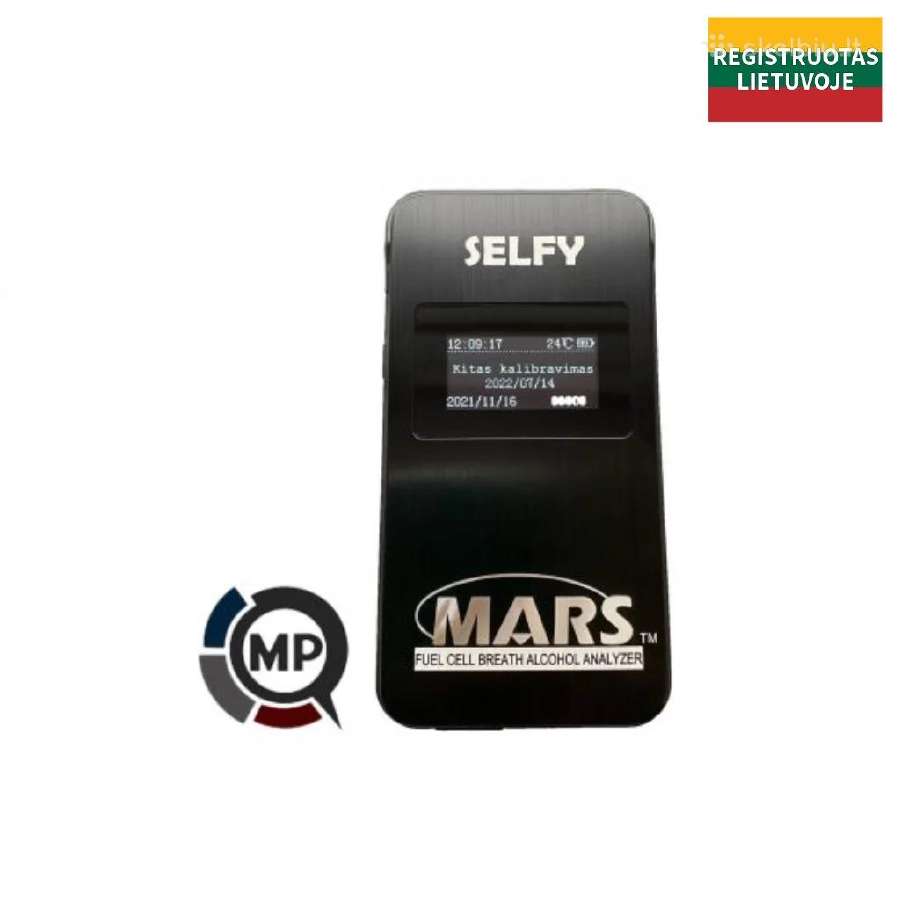 Elektrocheminis alkotesteris Alcovisor Mars Selfy