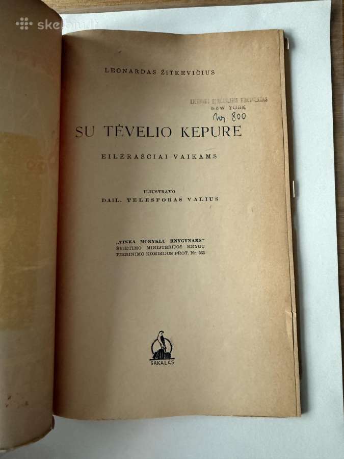 Su tėvelio kepure 1938 m - nuotraukos Nr. 2