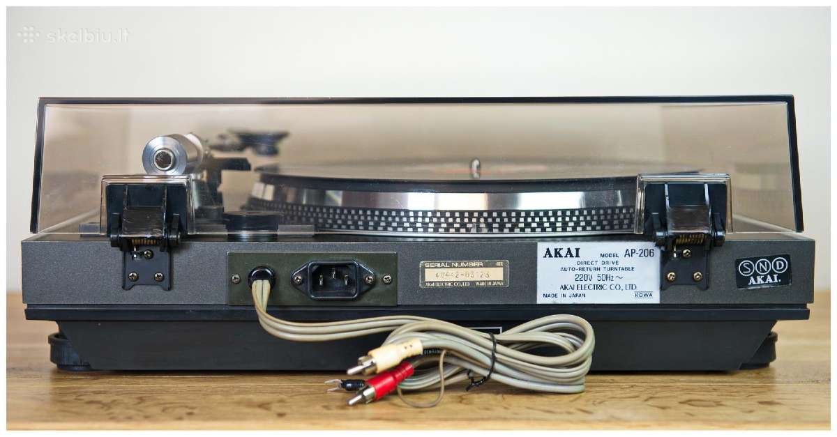 Akai Ap-206c Ap-206 Pioneer Pl-400 Pl-200 - nuotraukos Nr. 10