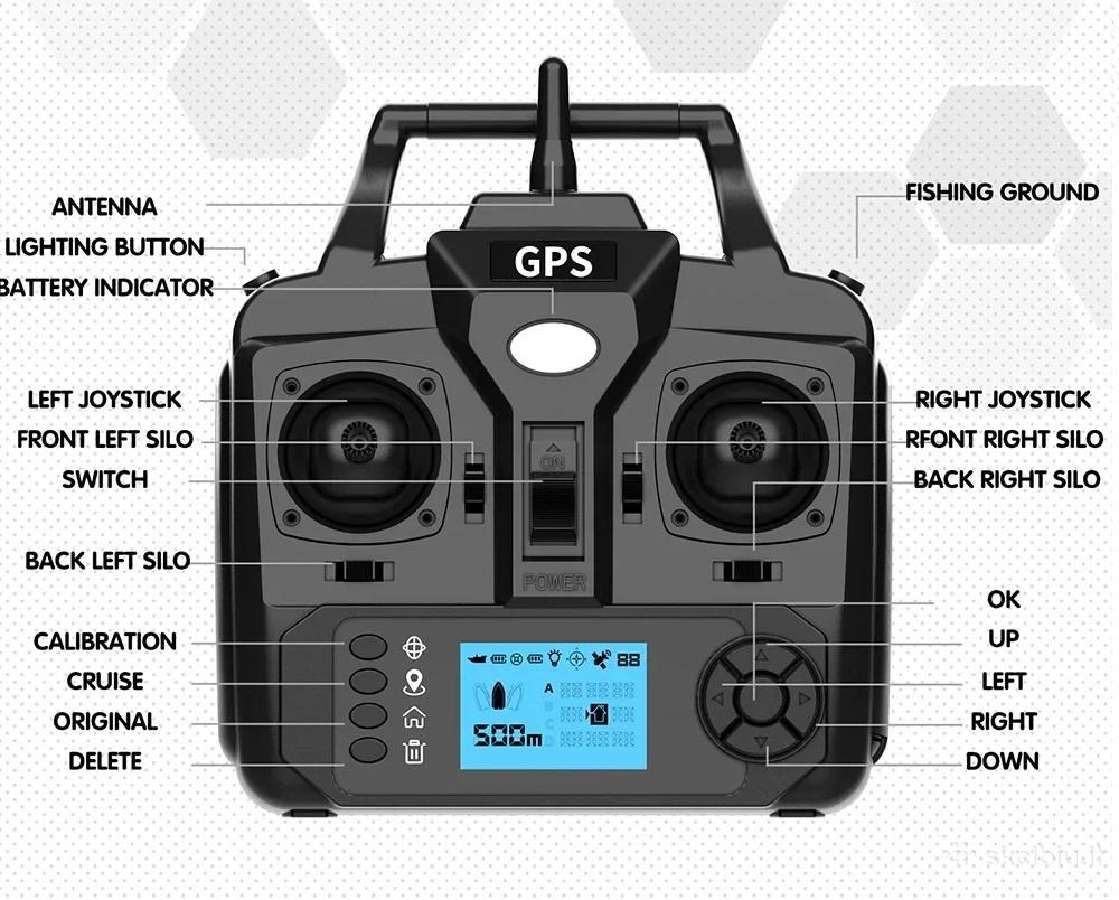 Flytec V802pro pašarų laivelis su GPS navigacija - nuotraukos Nr. 8