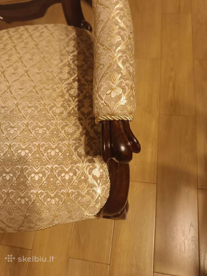 Antikvariniai restauruoti krėslai - nuotraukos Nr. 6