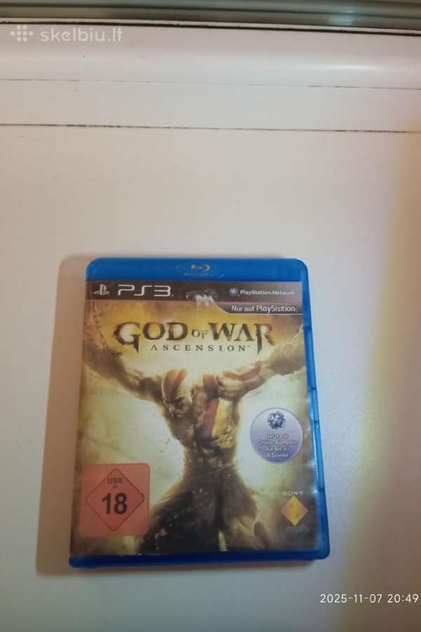 PS3 God of War Ascension – naudotas, be įbrėžimų.