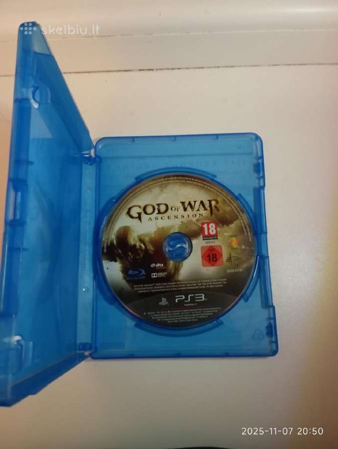 PS3 God of War Ascension – naudotas, be įbrėžimų. - nuotraukos Nr. 2