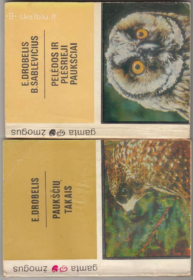 Knygos ornitologija E. Drobelis, B. Šablevičius