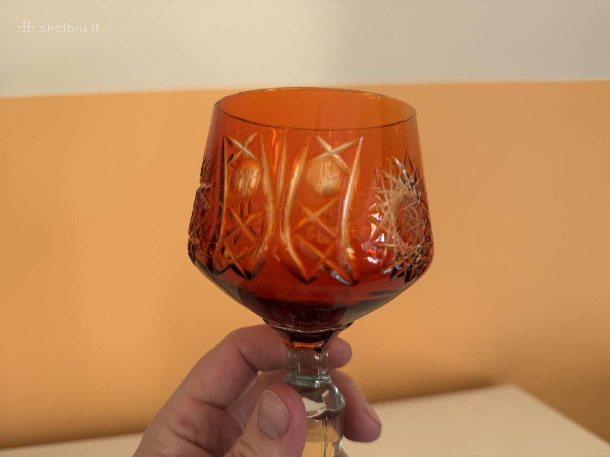 Oranžinės šampano taurės - nuotraukos Nr. 3