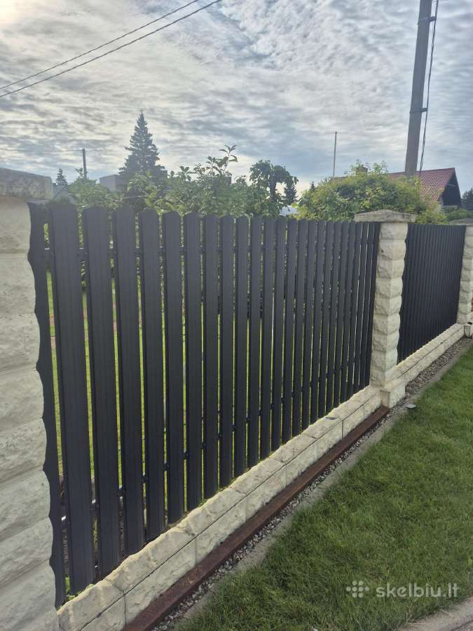 Metalines, skardines tvoros, vartai, segmentine - nuotraukos Nr. 38