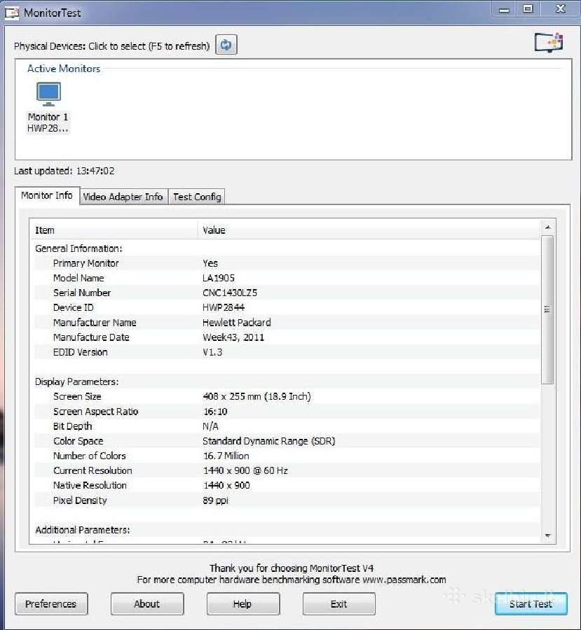 Monitorius Hp Compaq La1905wg 19" Vga, Dvi, Dp - nuotraukos Nr. 12