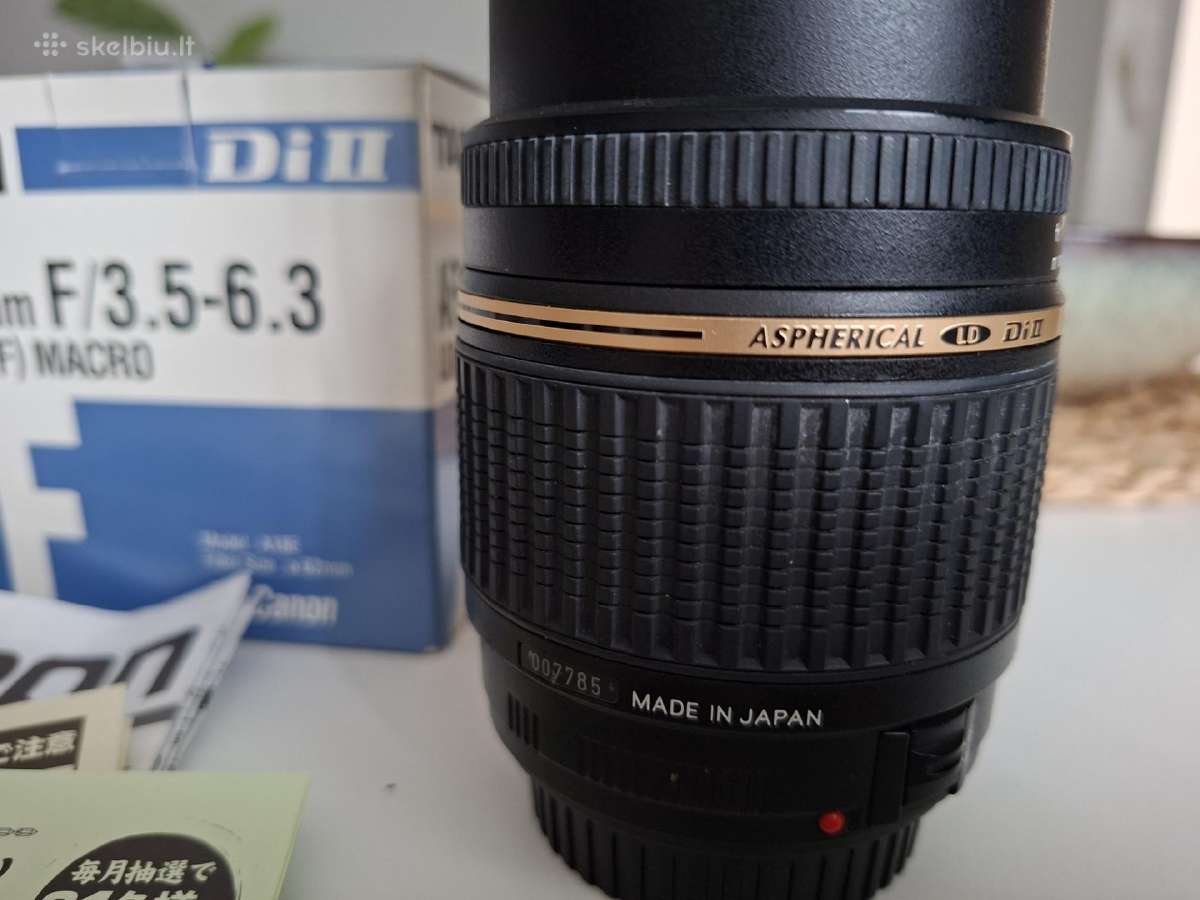 Foto objektyvas Tamron Af 18-250mm (for Canon) - nuotraukos Nr. 4