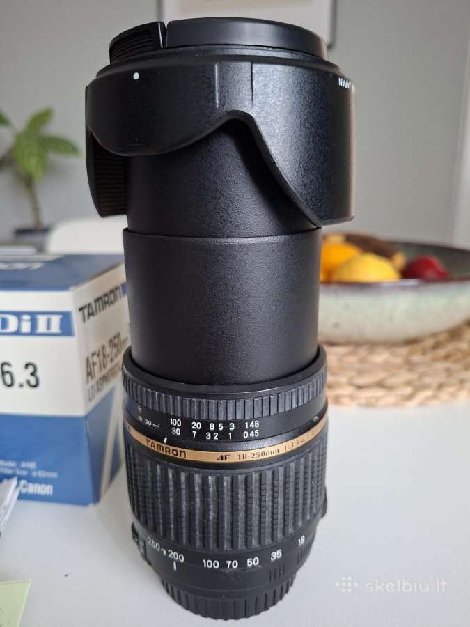 Foto objektyvas Tamron Af 18-250mm (for Canon) - nuotraukos Nr. 5