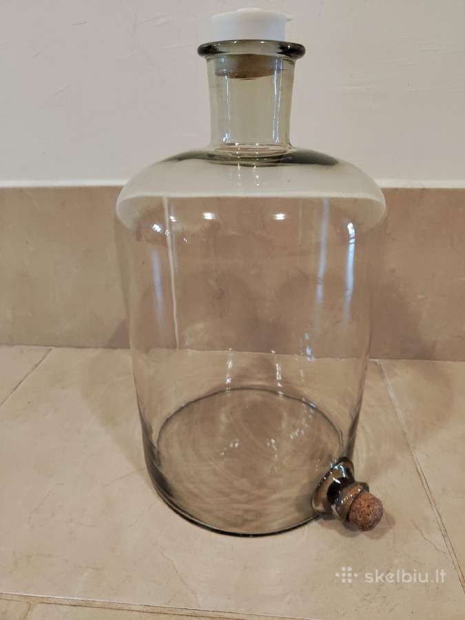 Stiklinis 10 l butelis vyno gamybai - nuotraukos Nr. 3