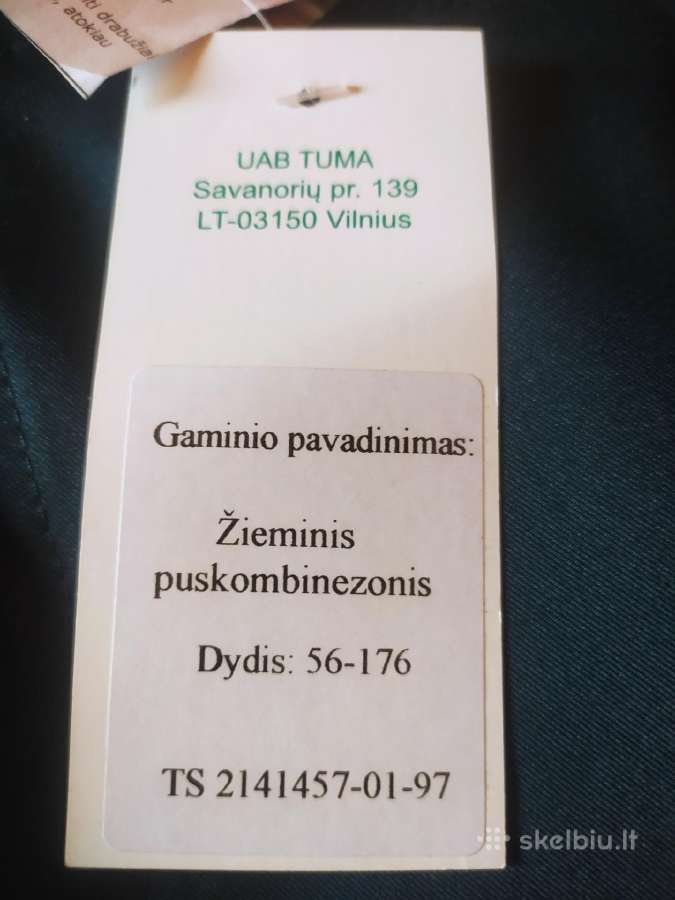 Žieminis puskombinezonis-kelnės - nuotraukos Nr. 3