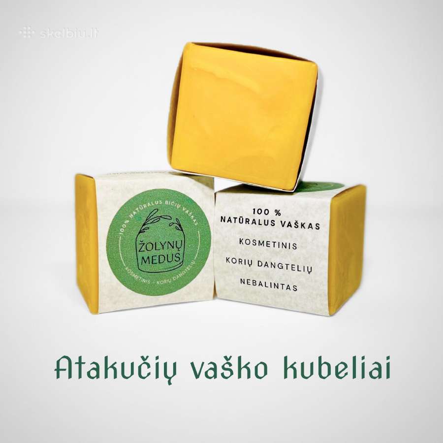 Bičių vaškas kosmetikai ir žvakėms korių atakučių - nuotraukos Nr. 4