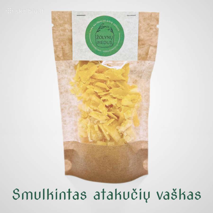 Bičių vaškas kosmetikai ir žvakėms korių atakučių - nuotraukos Nr. 2