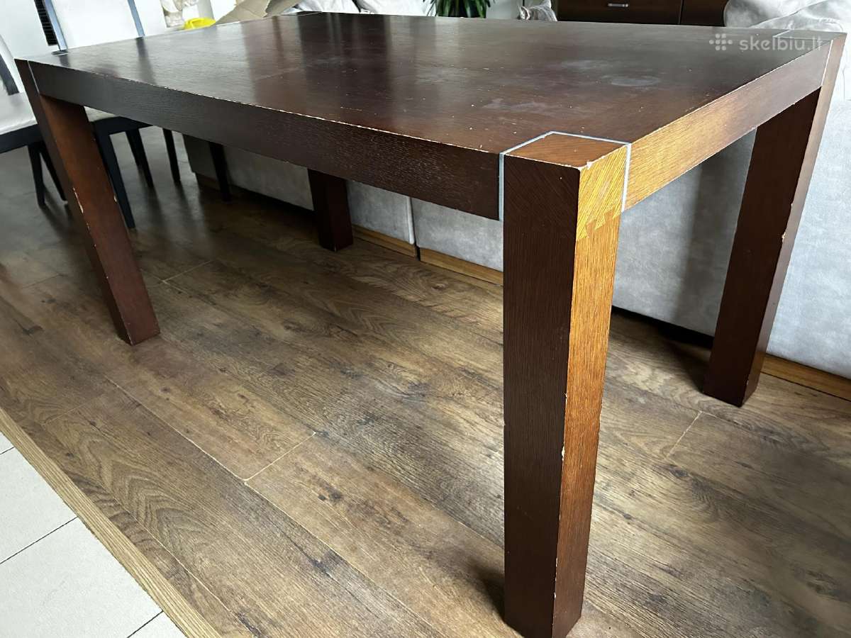 Tvirtas valgomojo stalas 150x85x76,5