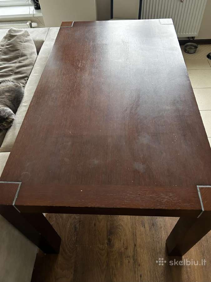 Tvirtas valgomojo stalas 150x85x76,5 - nuotraukos Nr. 7