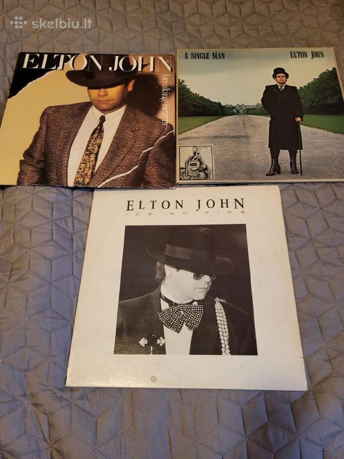 3vnt Elton John plokštelės