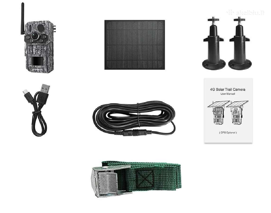 Medžioklinė lauko kamera H808 4G GPS - nuotraukos Nr. 4