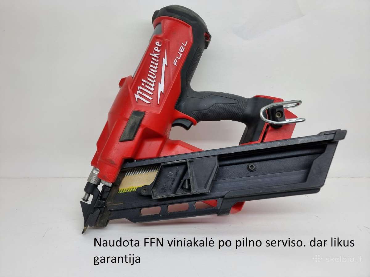 Akumuliatorinė smeigiakalė Milwaukee M12 Fcn18gs-0 - nuotraukos Nr. 6