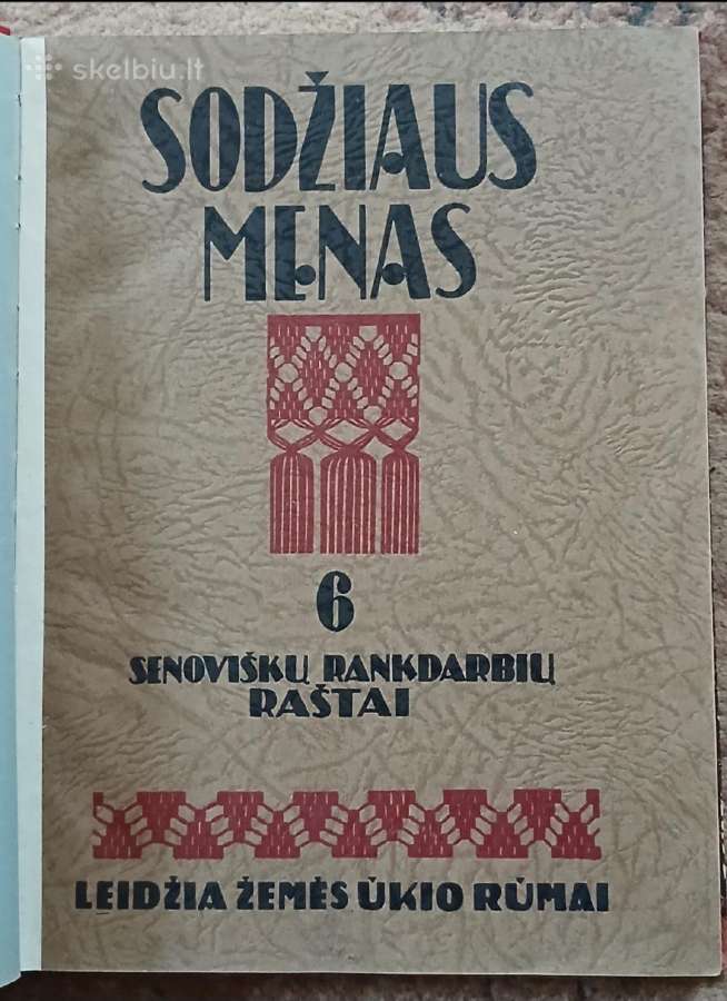 Senoviškų rankdarbių raštai (1934 m.)