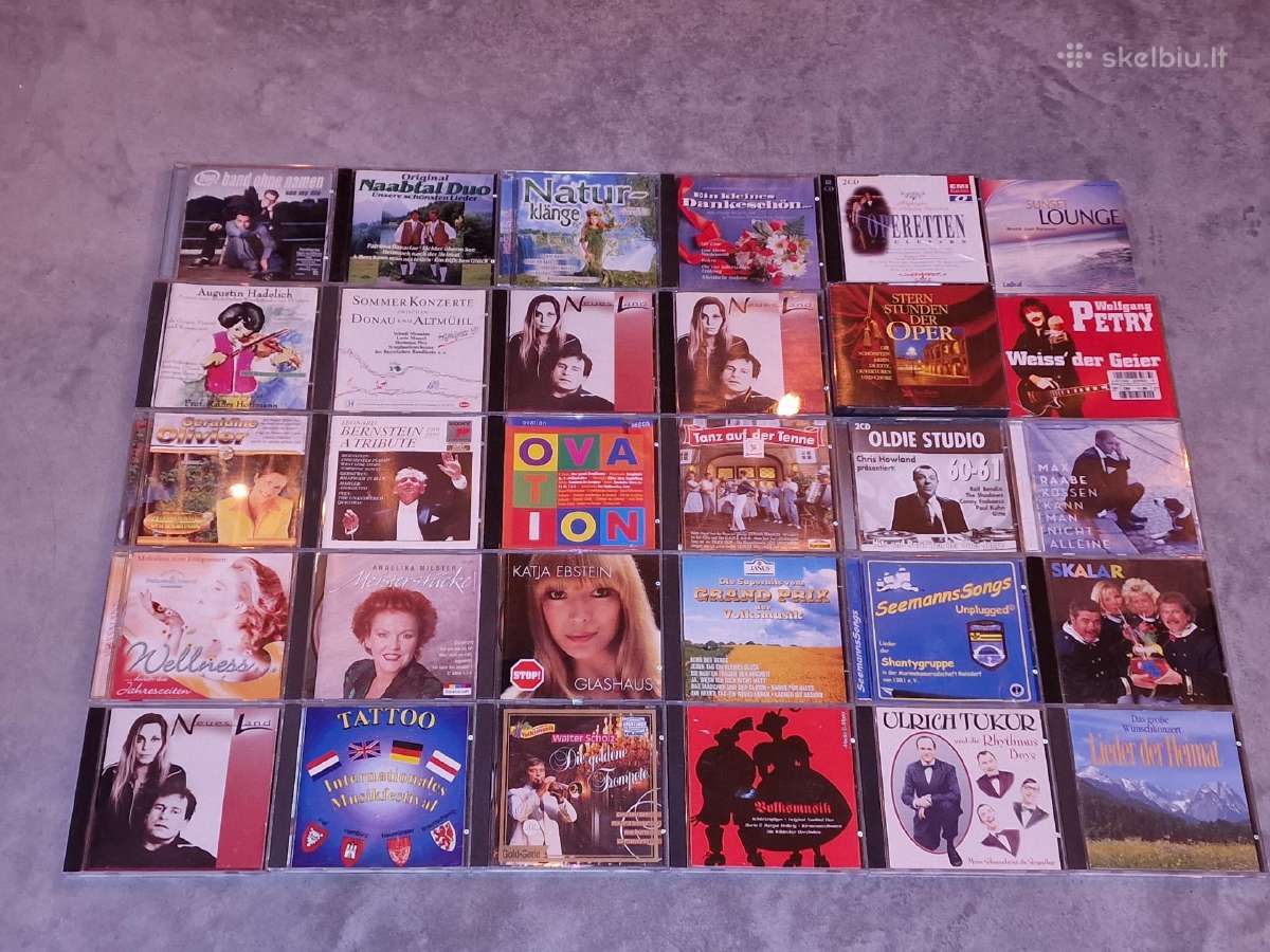 Muzikos kompaktai CD vokiška muzika