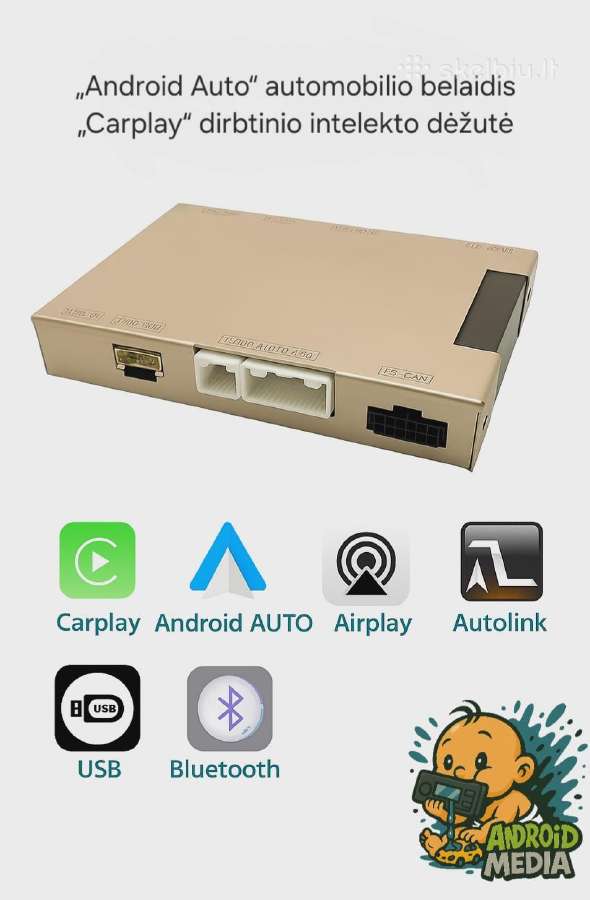 Carplay Android Auto Priedėlis Ford automobiliams
