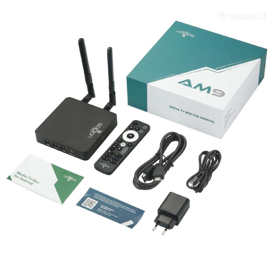 Android TV priedėlis Ugoos Am9
