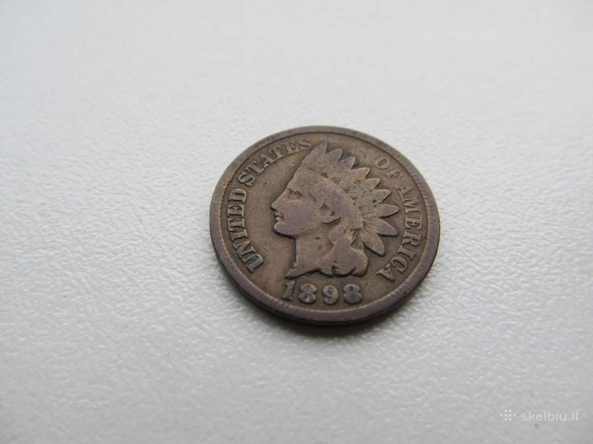 1 centas , JAV , 1892, 1898 - nuotraukos Nr. 3