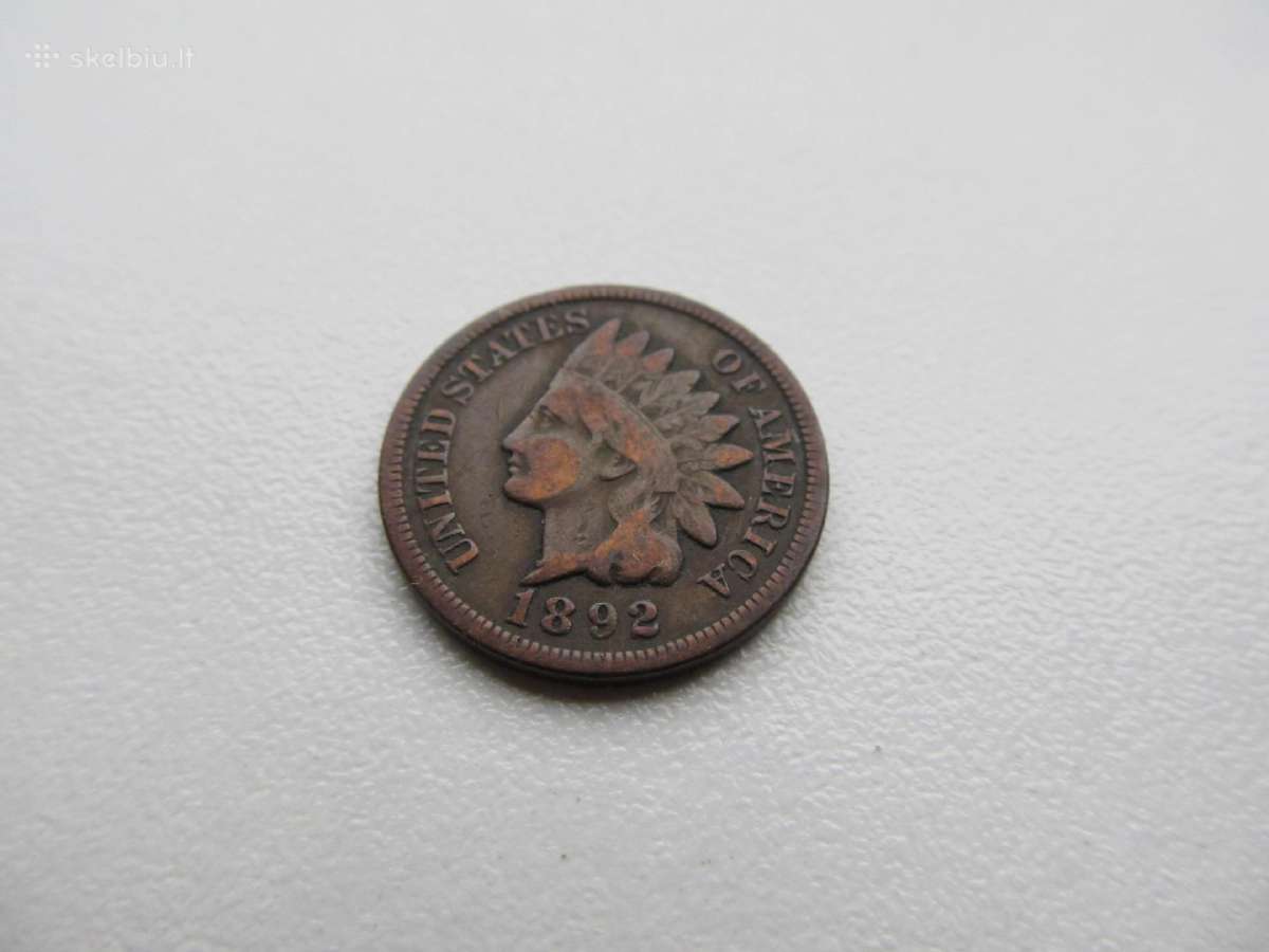 1 centas , JAV , 1892, 1898