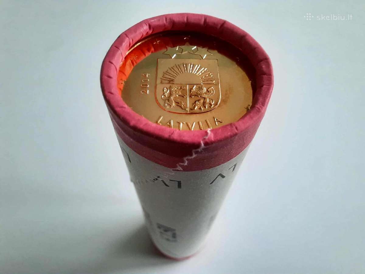 Latvijos 5 euro centu bankinis ritinelis(rolikas)