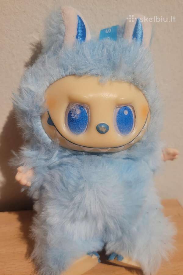 Šviesiai mėlynas Labubu žaislas (Blue Fluffy)