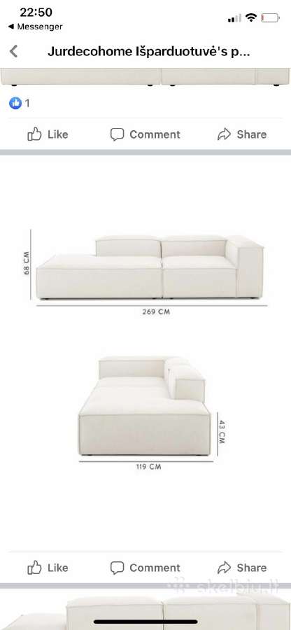 Sofa Lenon - nuotraukos Nr. 3