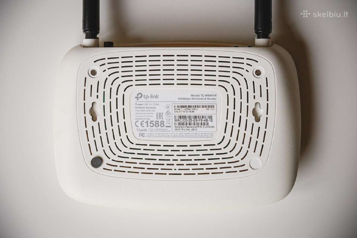 Tp-link 300mbps Wireless Maršrutizatorius - nuotraukos Nr. 7