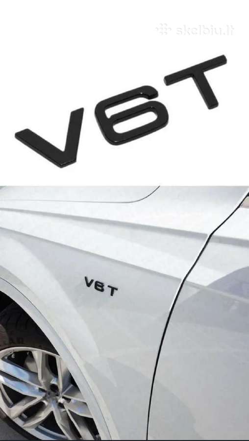 Audi juodi blizgus ziedai , emblemos , S-line. - nuotraukos Nr. 19