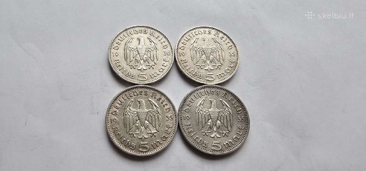 1935-1936 5 markes 4vnt - nuotraukos Nr. 2