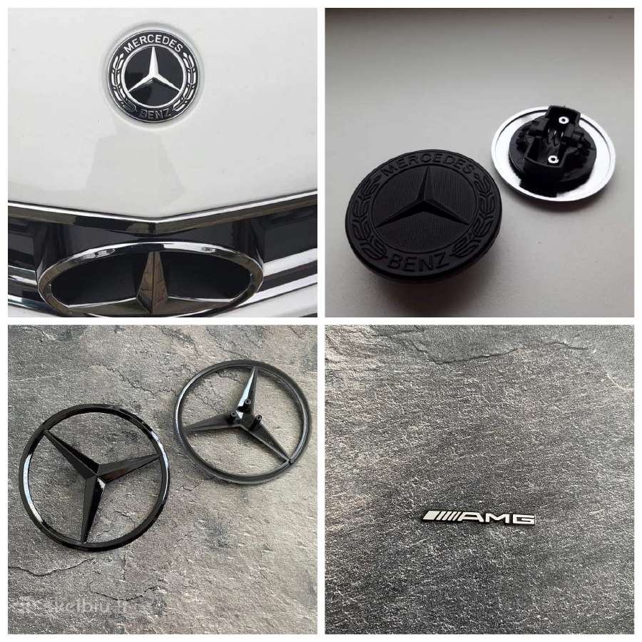 Mercedes Amg , v8biturbo emblemos, zenklas , LED - nuotraukos Nr. 3