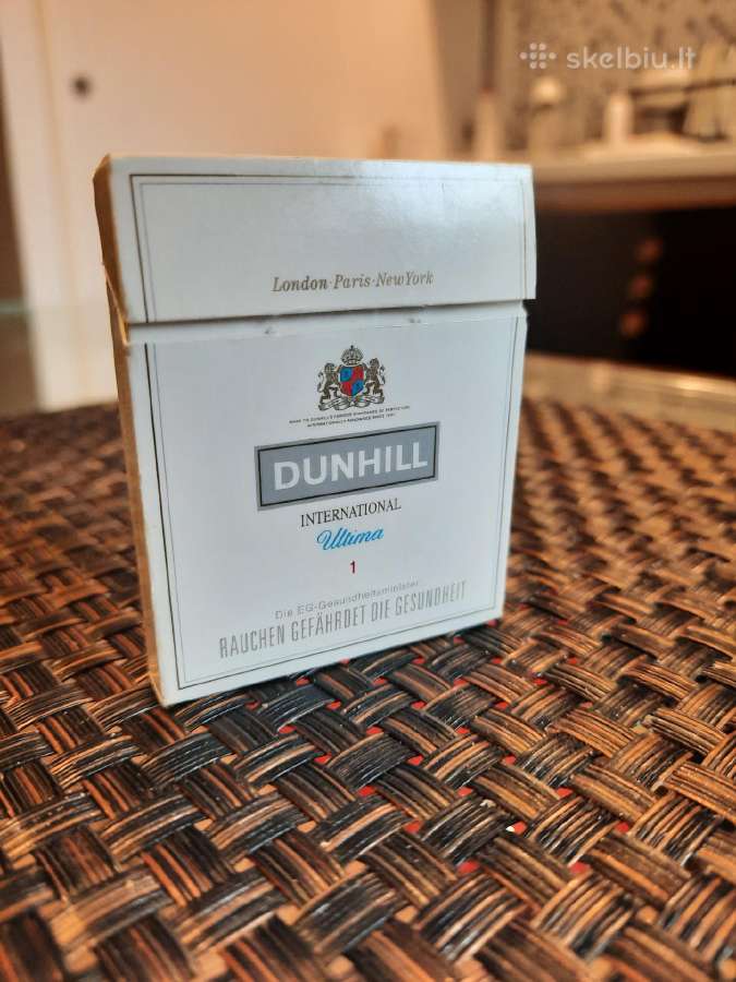 Nestandar. Degtukų dėžutės Dunhill (balta) - nuotraukos Nr. 2