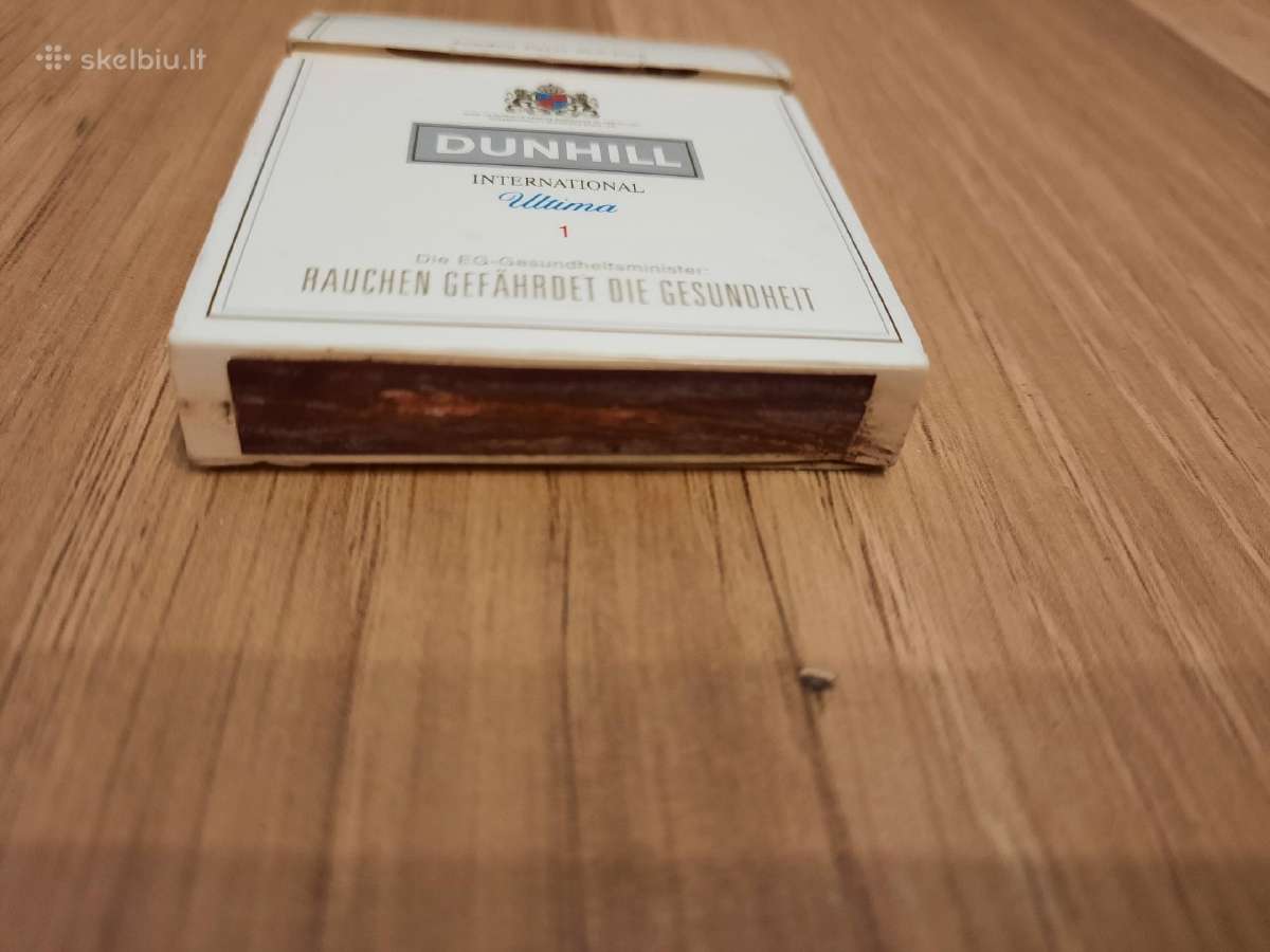 Nestandar. Degtukų dėžutės Dunhill (balta) - nuotraukos Nr. 3