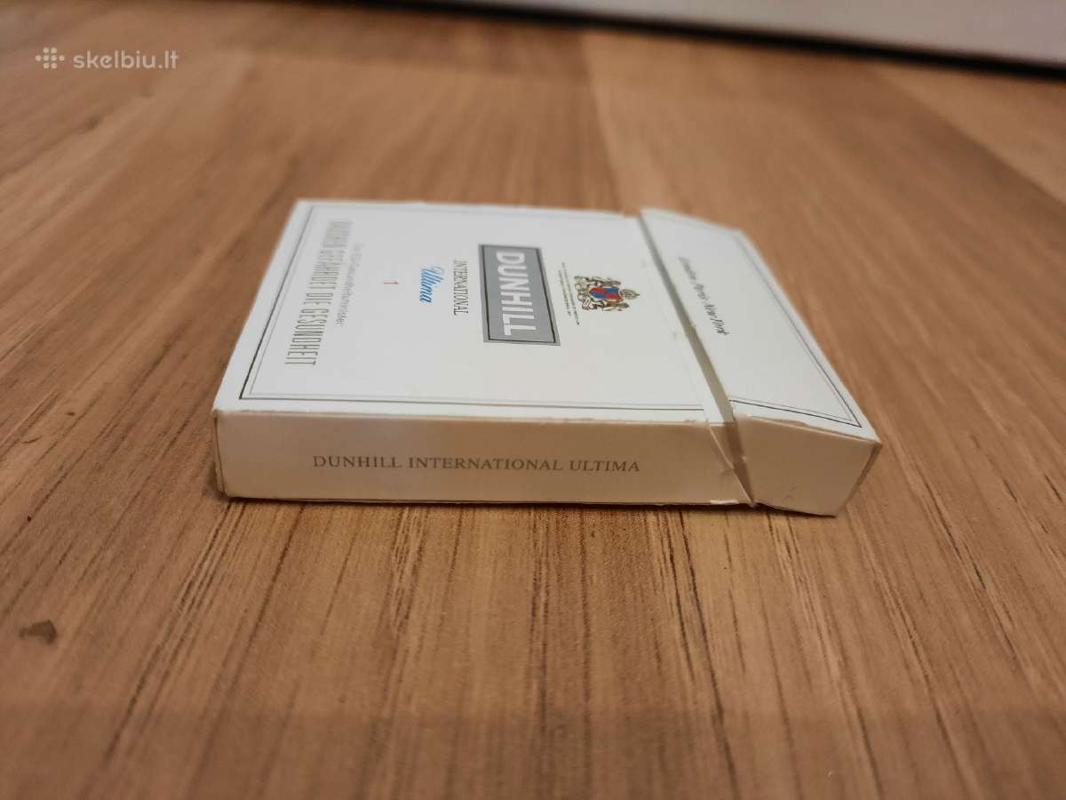 Nestandar. Degtukų dėžutės Dunhill (balta) - nuotraukos Nr. 6