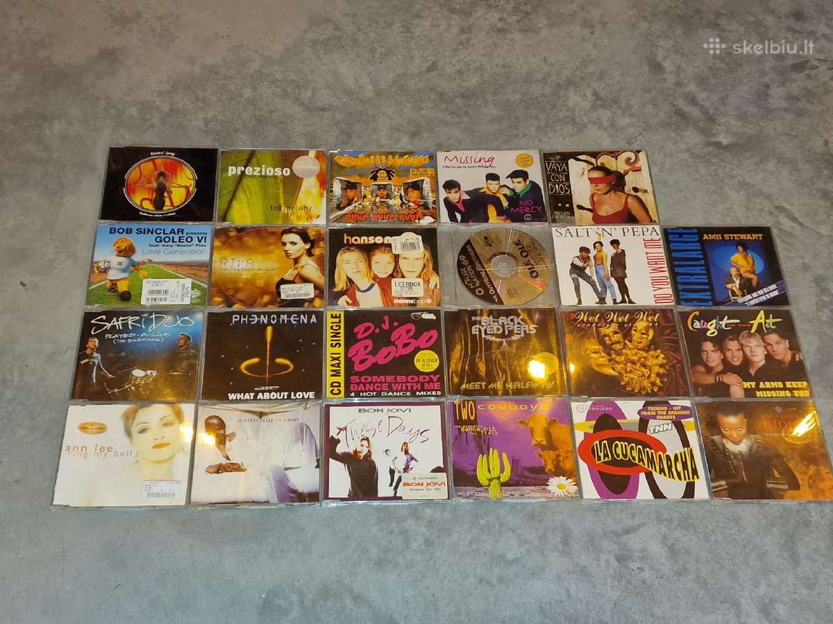 Muzikos kompaktai CD. Singlai. Originalūs