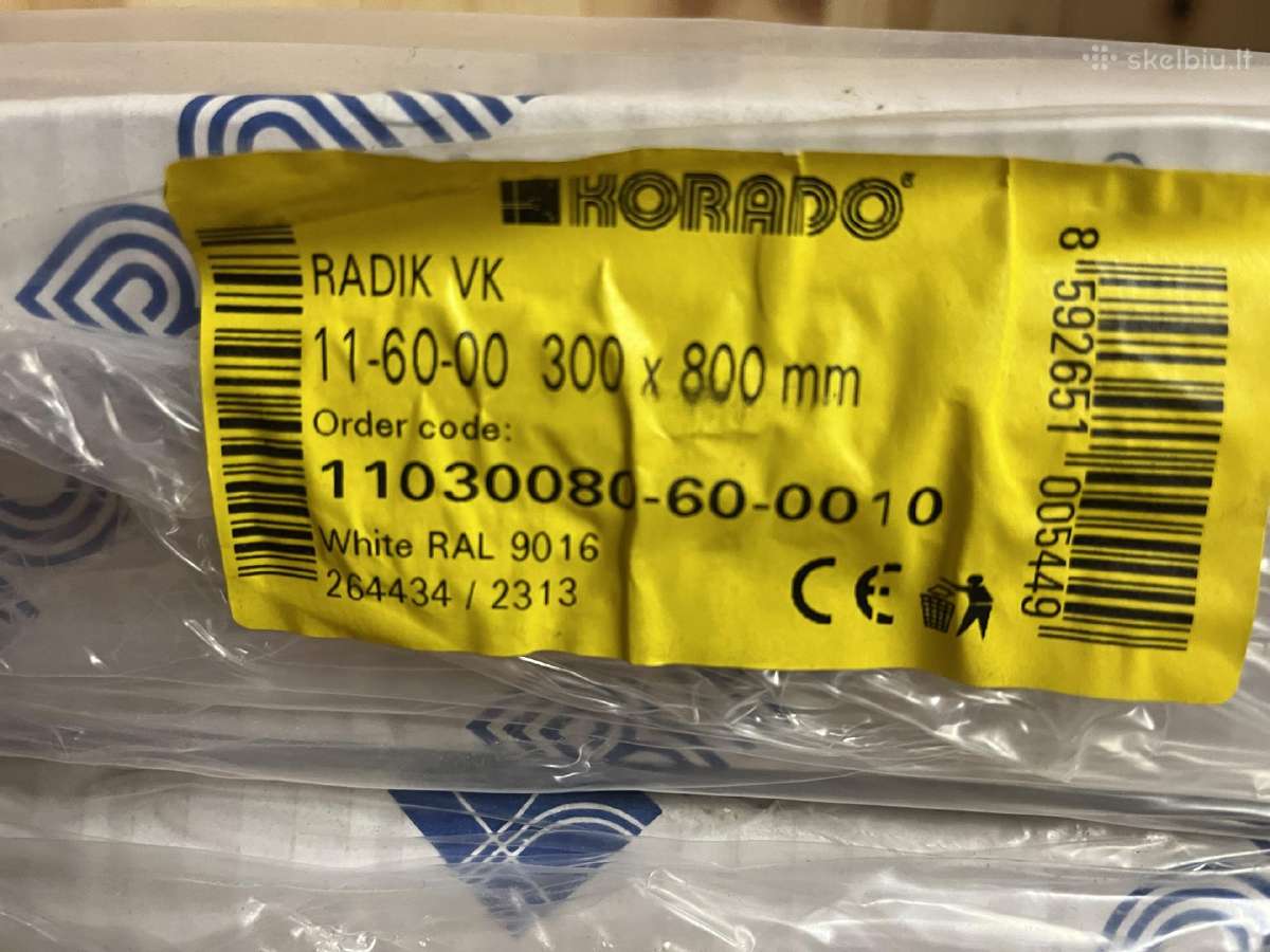 Radijatoriai Korado 11-60-00. 300-800mm. - nuotraukos Nr. 3