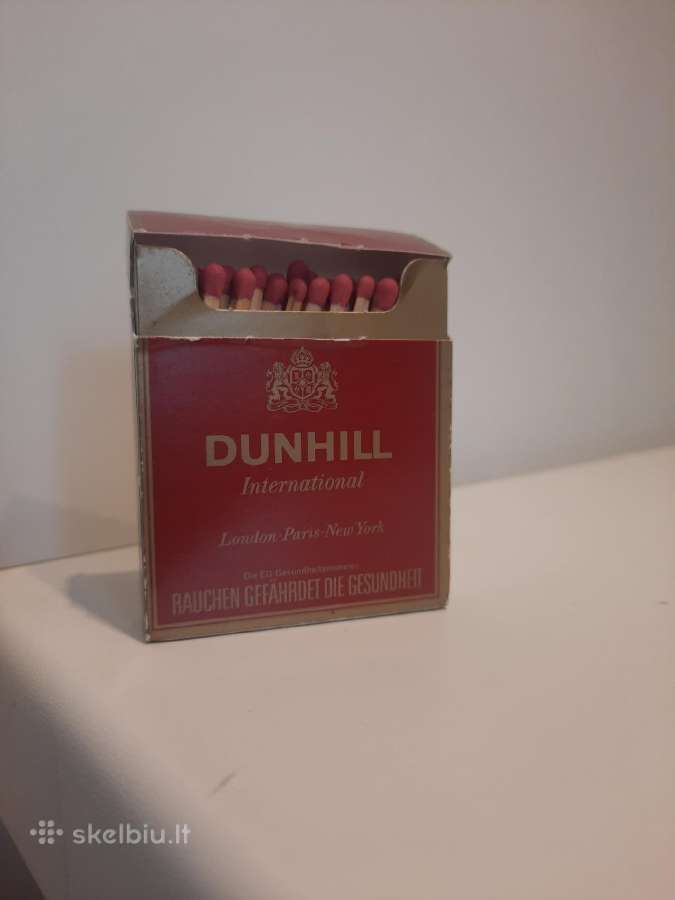 Nestandar. Degtukų dėžutė Dunhill Nr.2 (bordo) - nuotraukos Nr. 2