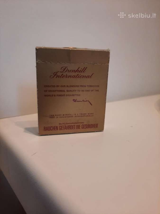 Nestandar. Degtukų dėžutė Dunhill Nr.2 (bordo) - nuotraukos Nr. 8